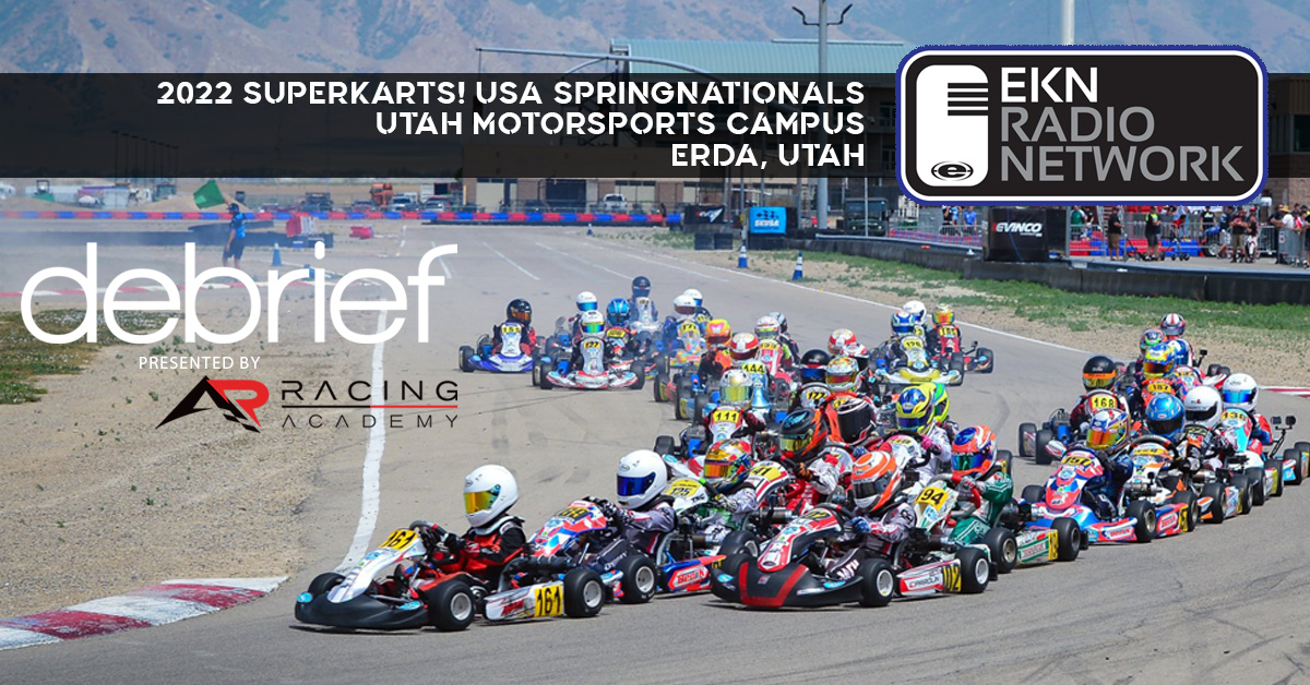 eKartingNews's tweet photo. At 9am EDT and ever two hours is #Debrief presented by Alan Rudolph Racing Academy. @RobHowden and @DavidColeEKN break down @SuperKartsUSA #SKUSAProTour #SpringNats2022.

https://t.co/GG80iHieKy
iTunes https://t.co/H6MMmuTwxW
Google https://t.co/l1rD2u5Bn5

#karting https://t.co/ZPIdOz9f2u