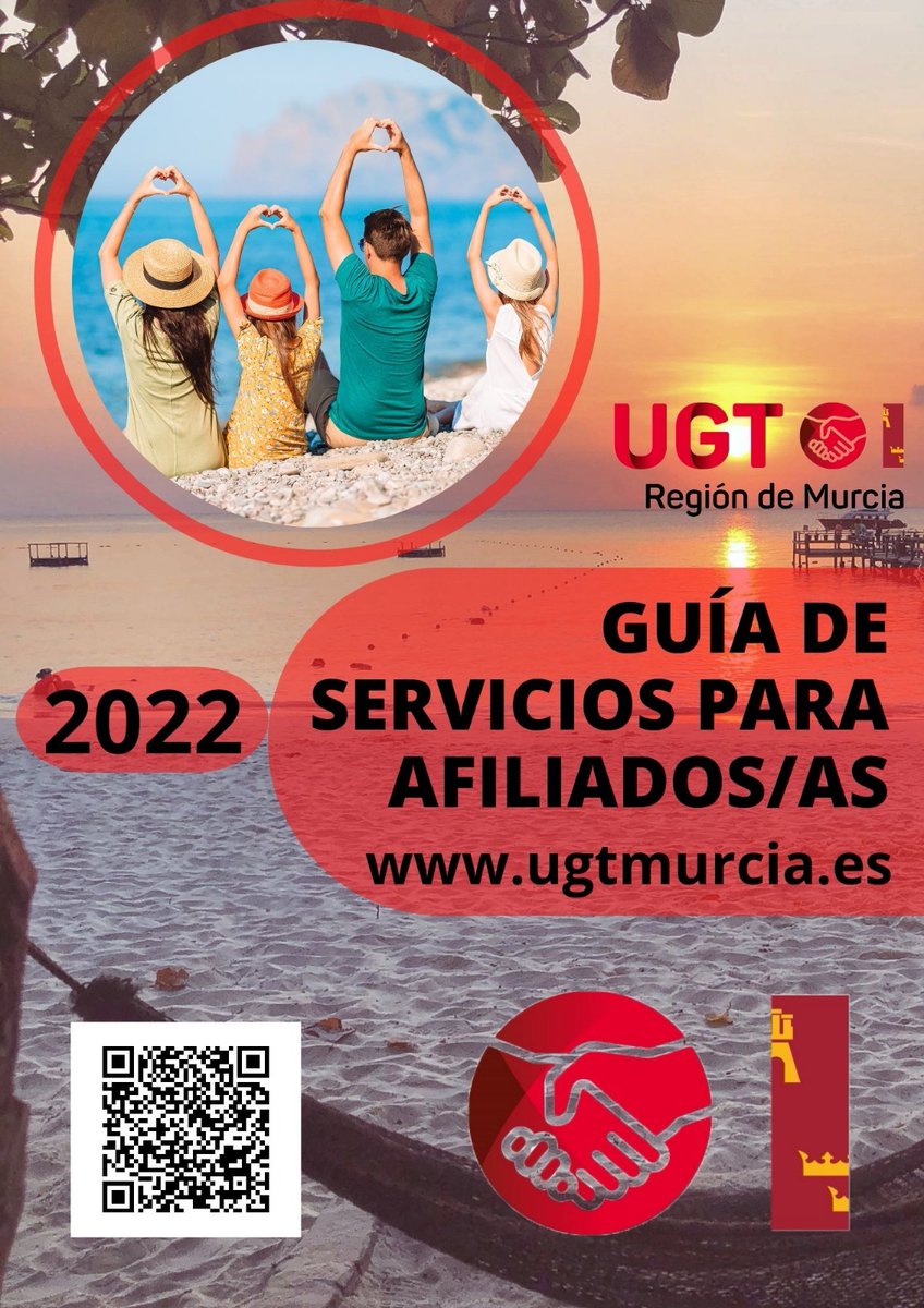 Guía de Servicios de <a href="/UGTMurcia/">UGT Región de Murcia</a> 2022 para afiliad@s #UGT 
✅Servicio Jurídico
✅cursos de formación
✅ayuda psicológica 
✅preparación de oposiciones
✅ofertas, y descuentos 
Entra en ugtmurcia.es  o 
Descárgala en: 
ugtmurcia.es/guia-de-servic…