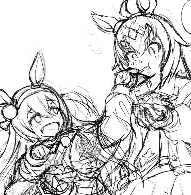 オグタマWIP 描いてるよ～ 