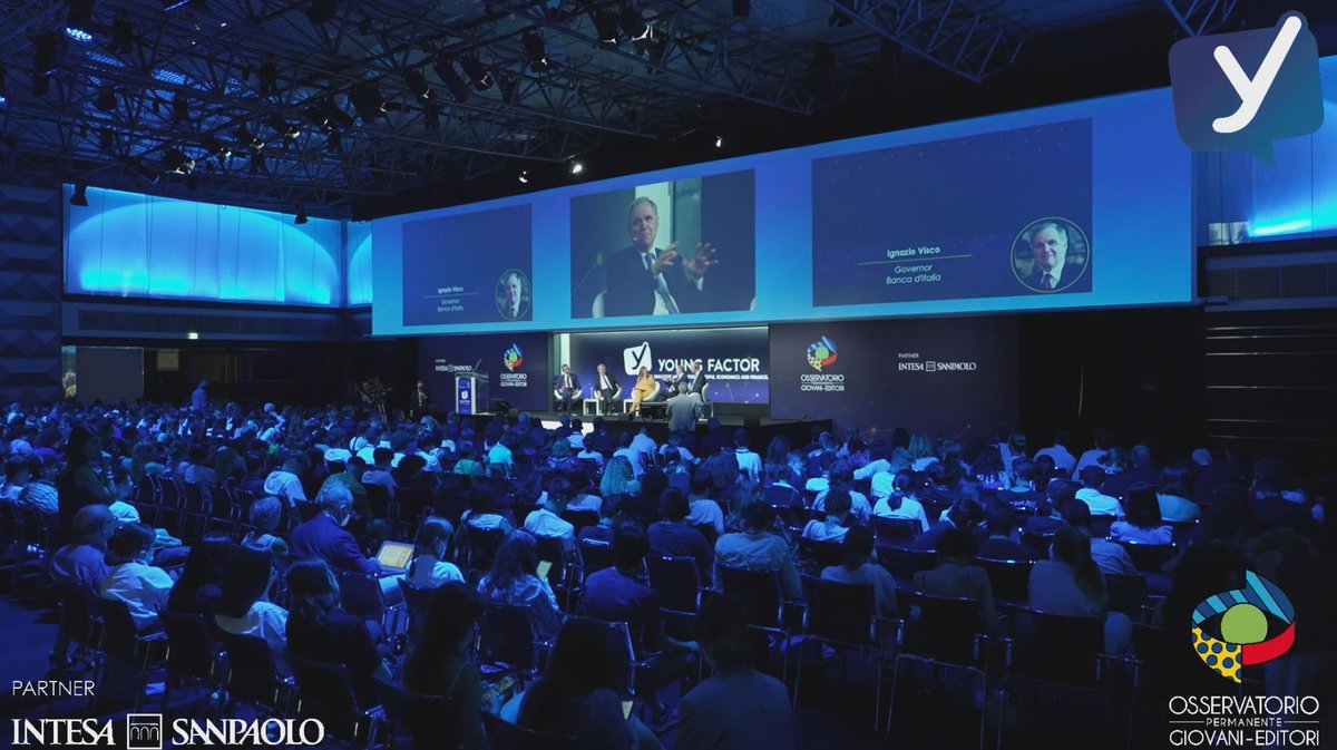 bancaditalia's tweet photo. Viviamo in un mondo digitale che offre molte opportunità ma presenta anche dei rischi, pensiamo ai #cryptoasset. Per questo è necessaria per i giovani una preparazione ampia che comprenda l’#educazionefinanziaria
🎤 #Visco a #YoungFactor con @MariaLatella e gli altri Governatori https://t.co/lBW7f6pXTy