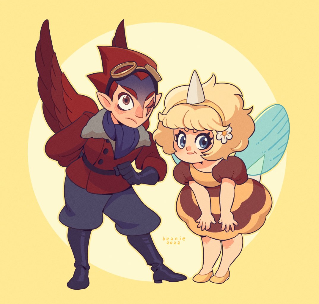 beaniewinnie96's tweet photo. Palisman fairies? 🧚‍♀️🧚🐦🐝

#MyArt #FanArt #TheOwlHouse https://t.co/hbZas3ejdB