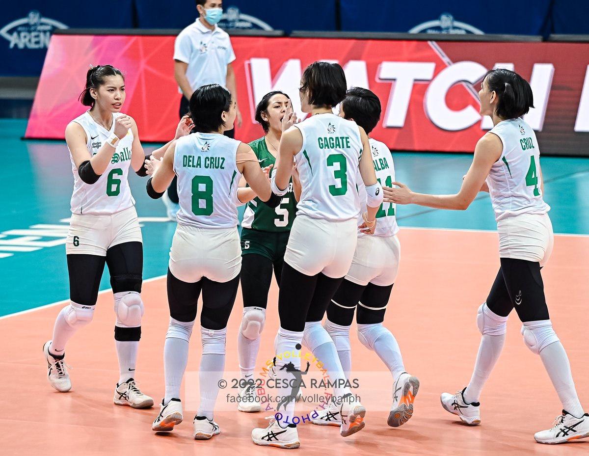 #UAAPSeason84 Congratulations DLSU Lady Spikers! 🏹💚