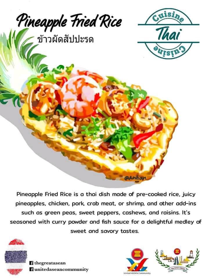 thinkasean_'s tweet photo. 🚩Southeast Asia Cuisine
🇧🇳🇰🇭🇮🇩🇱🇦🇲🇾🇲🇲🇵🇭🇸🇬🇻🇳🇹🇱🇹🇭

[3/3]

🇻🇳 Vietnam - Cà Phê Trứng
🇹🇱 Timor-Leste - Batar Da'an
🇹🇭 Thailand - Pineapple fried Rice

#ThinkASEAN #SoutheastAsia #ASEANFood #ASEANculinary #ASEAN https://t.co/n6FyobbY8K