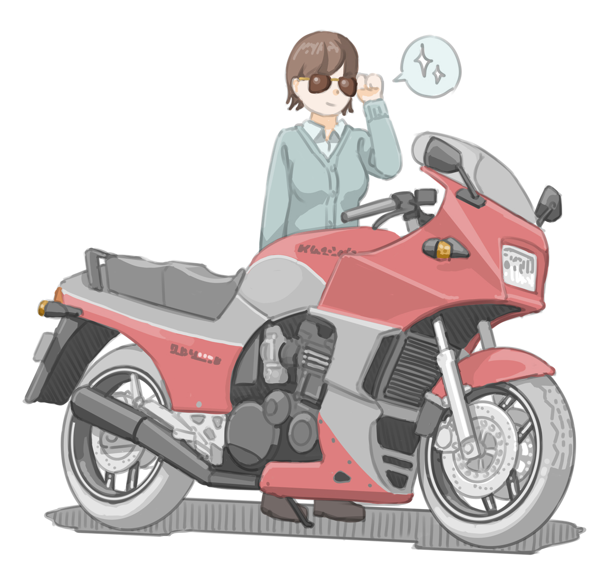 みらいさん きわみらい@バイクの絵/まんが on X