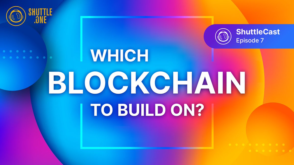 shuttle_one's tweet photo. “Always understand the fundamentals when building something on the blockchain”- @officialzhuang 

Understand the factors you should look out for, while choosing the best #Blockchain protocol for your #business or project🚀

#ShuttleCast Ep7📺

Watch NOW!▶️https://t.co/Fee3hsf0GP https://t.co/KDJM6eERqh