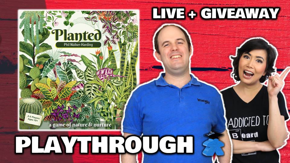 MeepleU's tweet photo. We'll be playing #Planted live this weekend! Join us for gameplay, chat and giveaway of this new #PhilWalkerHarding game - gardening, drafting and peaceful game all in one!
Set reminder here- https://t.co/KvozN5rNw5
@buffalopuzzler @PWalkerHarding https://t.co/EG4S0v74vP