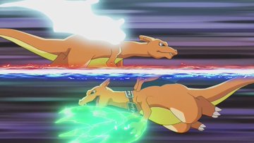 アニメ ポケモン お粗末展開で炎上 歴代最強ライバルのリザードンが噛ませ犬に まいじつエンタ