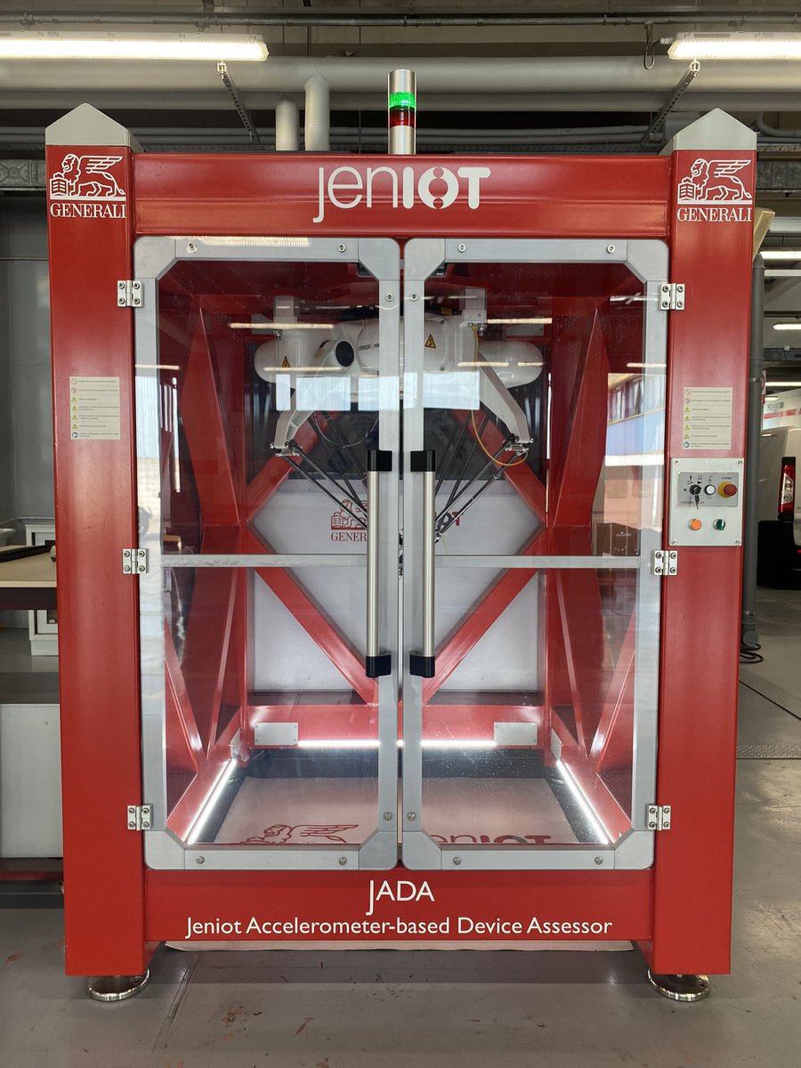 Questo è Jada (Jeniot Accelerometer-based Device Assessor) è la versione evoluta del crash test, non distruttiva e più sostenibile
#GeneraliJeniot #GuidaNelFuturo