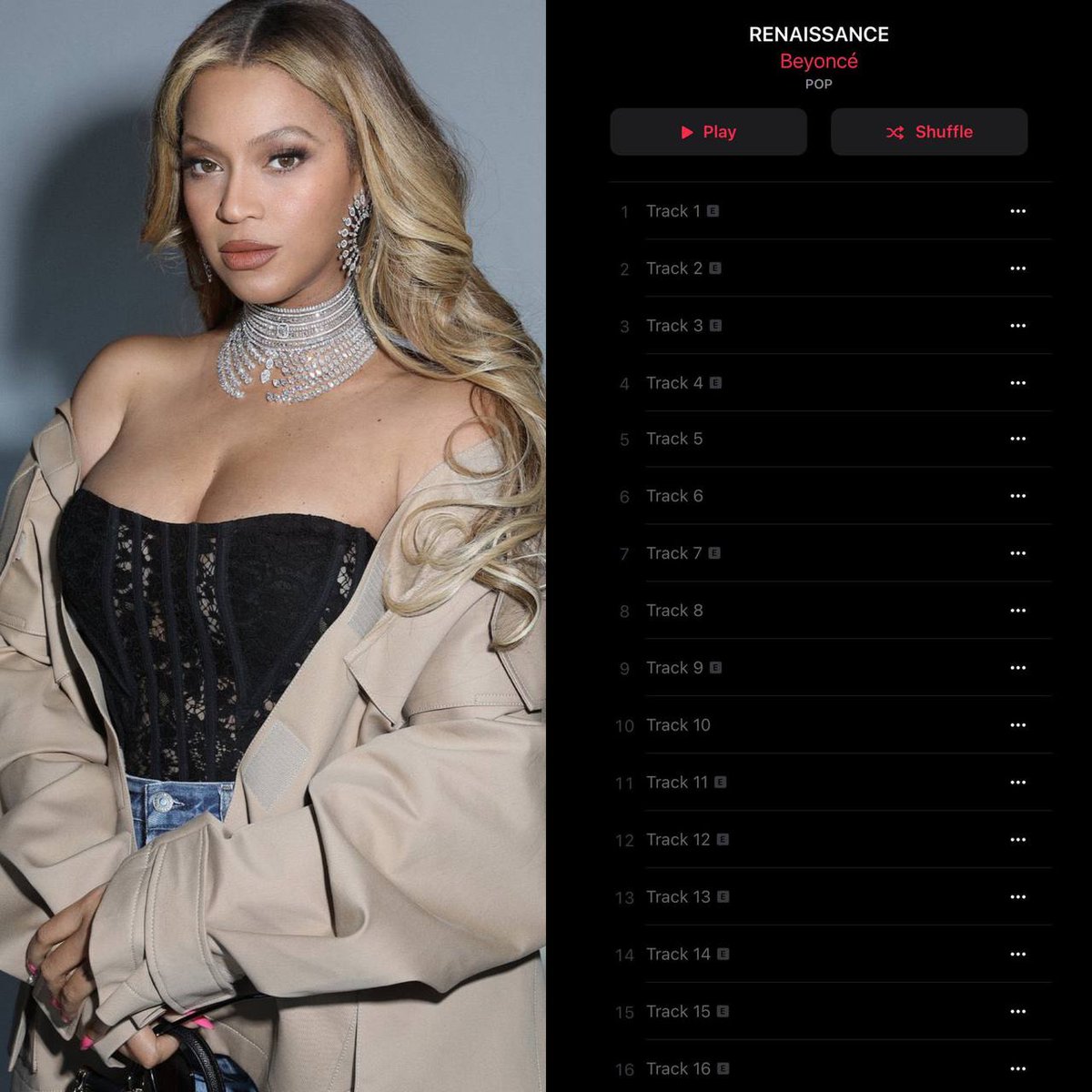 mpmentrete's tweet photo. ⚠️A MAIOR ESTÁ DE VOLTA! ⚠️
Nessa madrugada (16), Beyoncé anunciou o act 1 de seu novo álbum intitulado #RENAISSANCE que será lançado dia 29 de julho. Serão 16 faixas e o pré save já está disponível. https://t.co/ZYH4L0DfdY