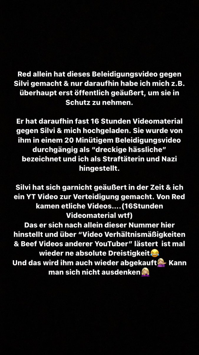 PuschArt's tweet photo. Kurz was zum Video wo Unge mit ApoRed auf Kumpelbasis telefoniert https://t.co/VuteBOJqoI

ApoRed mal wieder eine alleinige Redebühne zu bieten, damit dieser positiver da steht ist nicht Neutral @unge sondern ein Schlag ins Gesicht für Silvi, @MiiMiiTV ,mich &amp; weitere Betroffene. https://t.co/9XTeTsp9oG