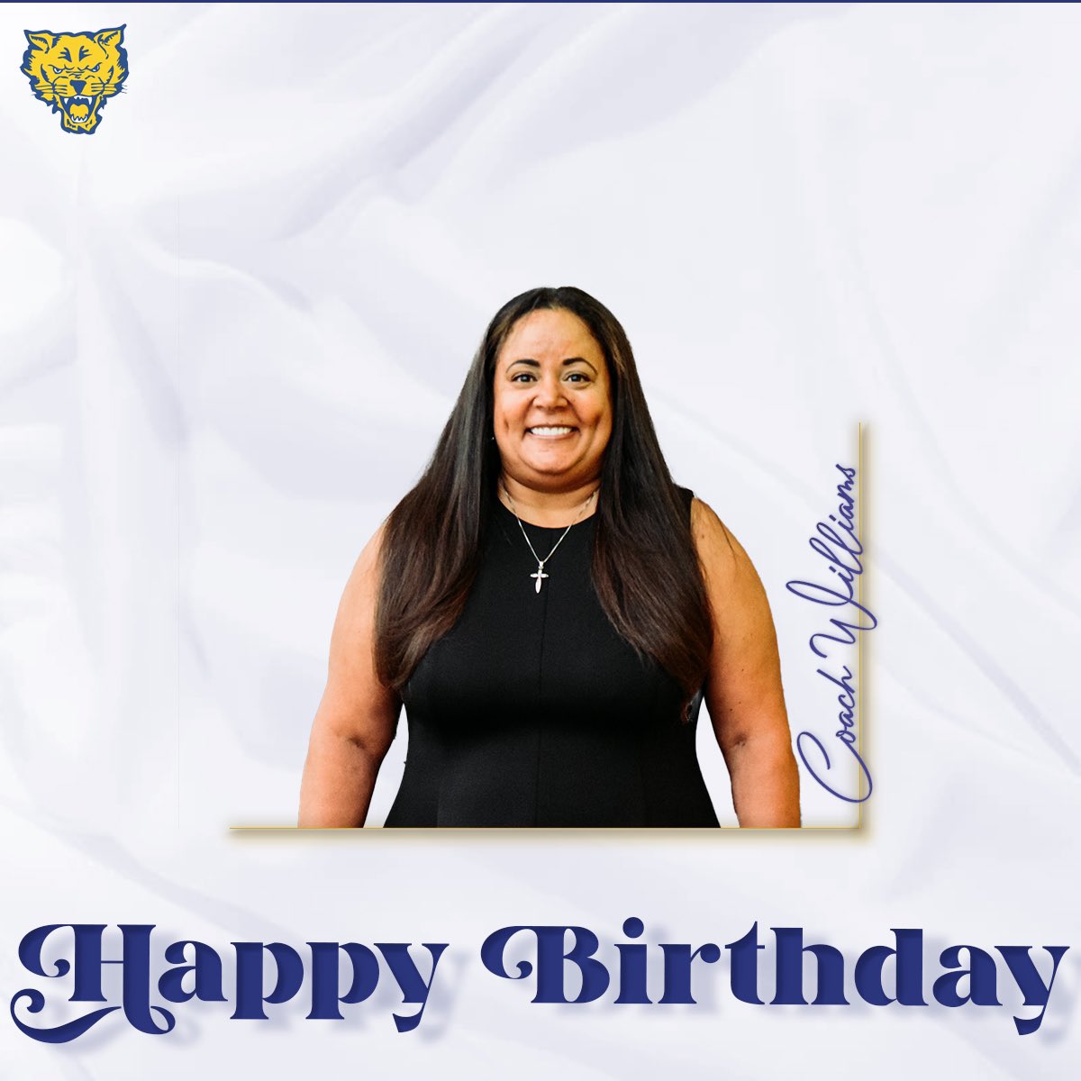 Please help us wish our Head Coach <a href="/Andee15Williams/">Andrea Williams</a> a very Happy Birthday!! 🎊🎉