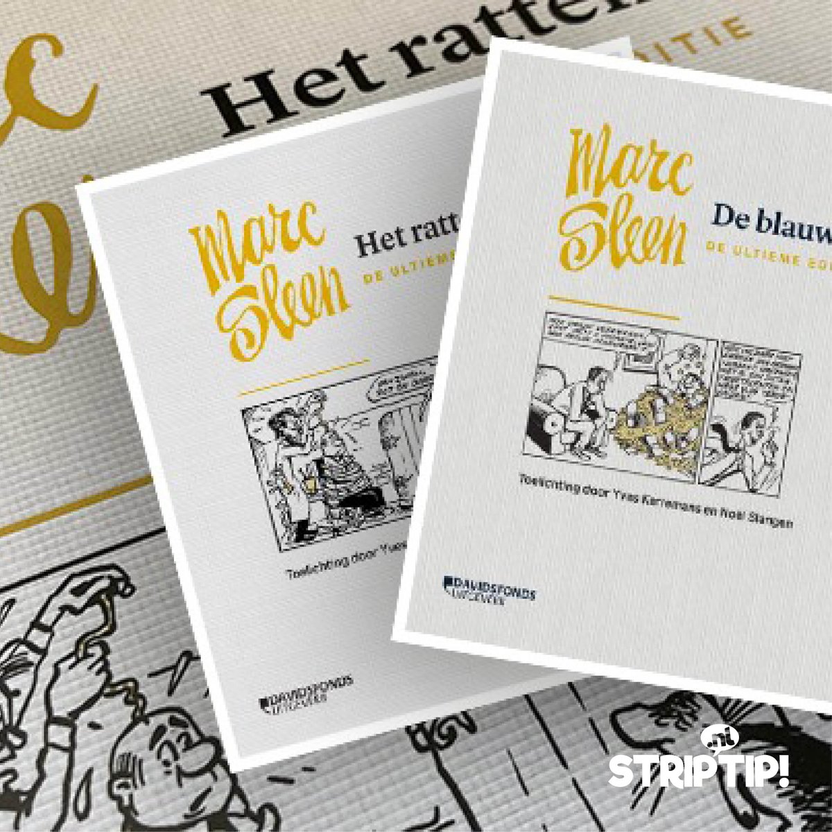 #recensie
#marcsleen kennen we vooral van #nero. Niet vreemd dat het #davidsfonds hem eert met albums uit deze reeks. Aan de aftrap: de klassiekers Het rattenkasteel en De blauwe toekan.

striptip.nl/recensies/geme…

#striptip #review #comic #marcsleen100 #honor #strips #stripmuseum