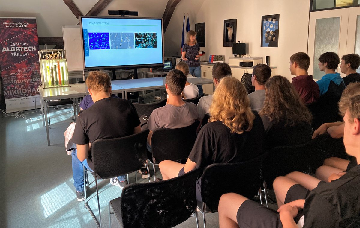 AlgatechTrebon's tweet image. Dnes 62 studentů z Gymnázium Třeboň na přednášce a exkurzi v Centru #ALGATECH