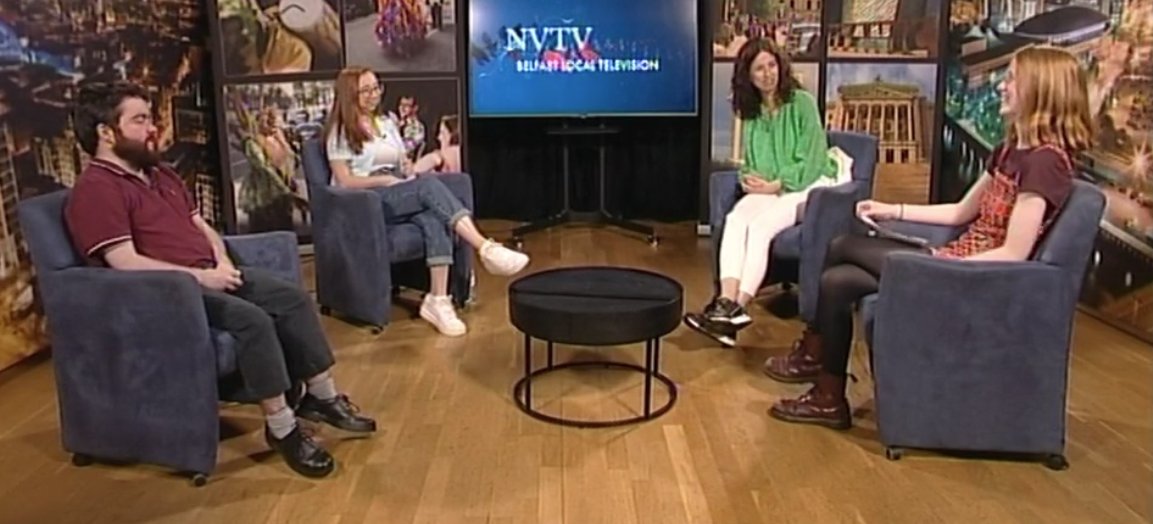 northernvisions's tweet photo. Now Available NVTV On Demand:
The Round Up

Charity @LeonardCheshire have produced a programme to help graduates with disabilities get into their desired careers. Roisin McDermott, Programme manger and two of the graduates join us.

@seedmentoring 
https://t.co/hY01VeDrjC https://t.co/omlfTWoveT