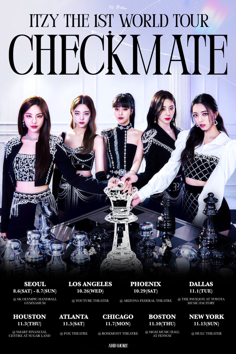 ITZYconnect's tweet photo. ITZY’s tour stop capacity

Seoul: 5K
LA: 6K
Phoenix: 5K
Dallas: 8K
Houston: 6.4K
Atlanta: 4.6K
Chicago: 4.4K
Boston: 5K
New York: 5.6K

#ITZY @ITZYofficial https://t.co/WwQx0Ijhw5
