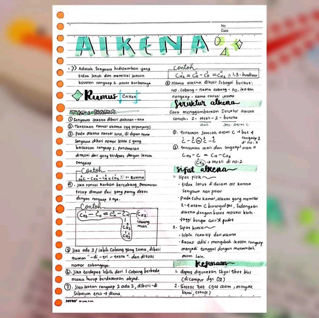 clearnote_id's tweet photo. [Catatan Kimia Kelas 11 - Alkena]

Yuk cek catatan aesthetic dari author chocolate_ ini di Clearnote🥰👇
https://t.co/gn0SH5I5aq

#studytwt #AMBISVERSE #ambitwt #aesthetic #clearnote #alkena #utbk2022 #kimia #kelas11 https://t.co/qAt0Qcllbd