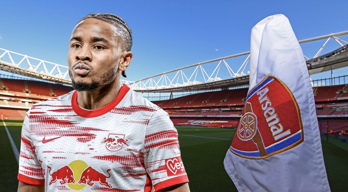 sportbible's tweet photo. BREAKING: Arsenal are willing to meet Christopher Nkunku's huge asking price https://t.co/pX1kdvCg8b