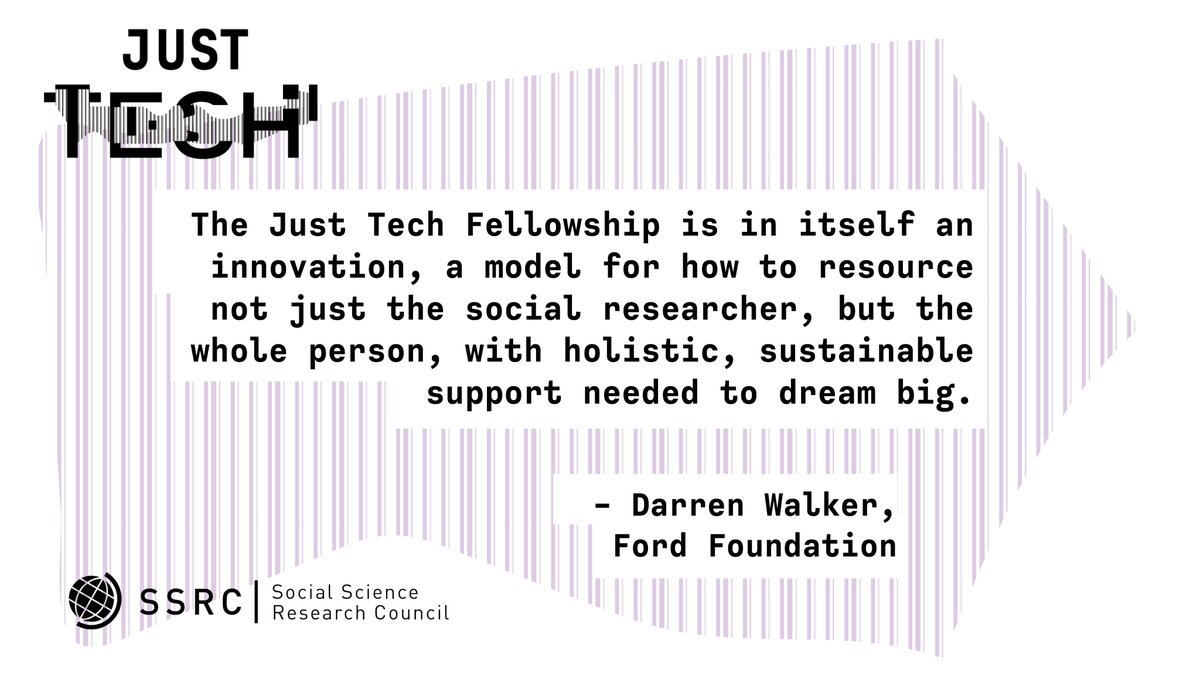 darrenwalker's tweet image. Join us in congratulating the 2022 #JustTech Fellows, six leaders who will tackle complex issues at the intersection of tech &amp;amp; social justice, toward a more equitable and representative future for all. #PublicInterestTech 

Meet the Fellows: fordf.org/JustTech