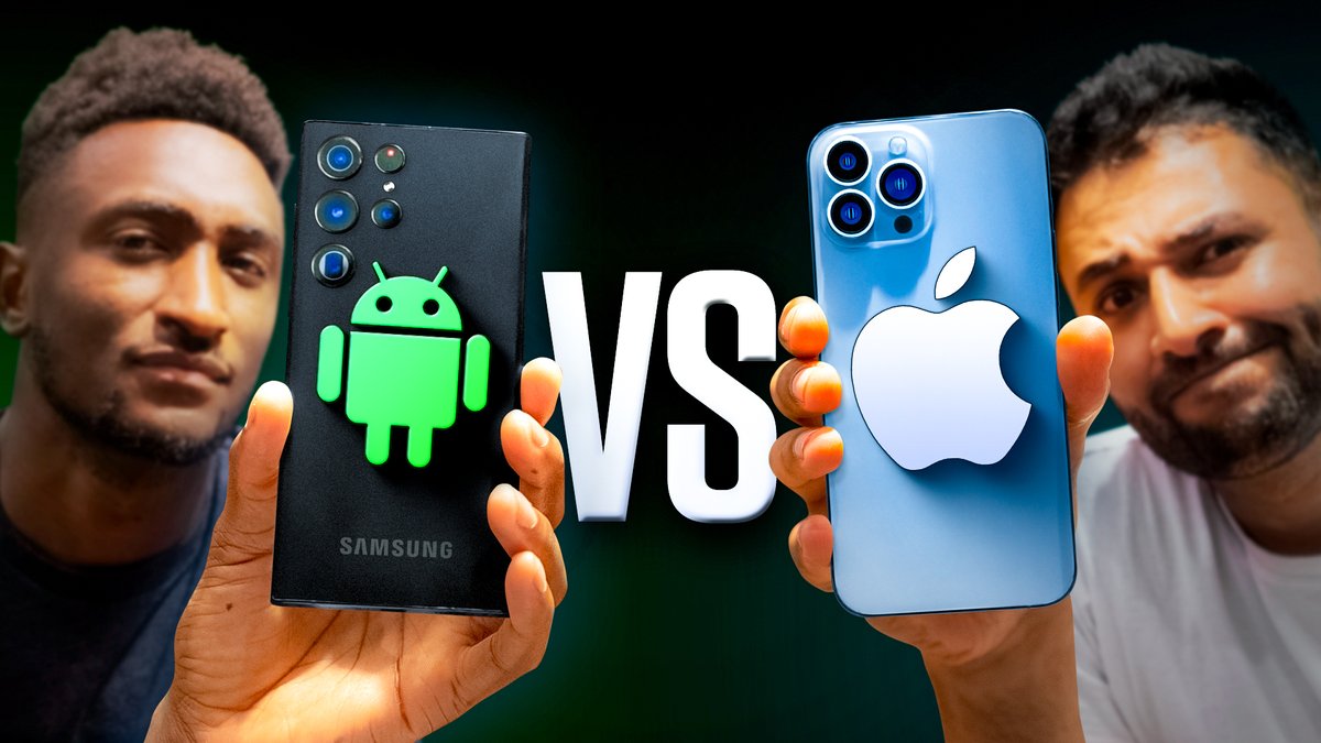 Mrwhosetheboss's tweet image. Here you go!

Android vs iPhone - Which is Better in 2022? 
youtu.be/xf2DPY3vGto

Massive thanks to @MKBHD for jumping in on this one! 🔥