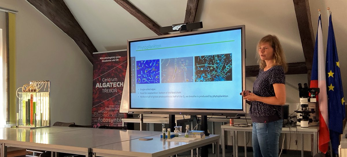 AlgatechTrebon's tweet image. Dnes 62 studentů z Gymnázium Třeboň na přednášce a exkurzi v Centru #ALGATECH