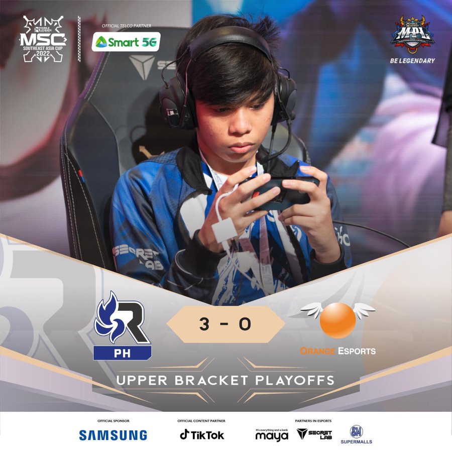 RSG PH Sends Orange Esports to MSC 2022 Lower Bracket After 3-0 Win |  INQUIRER.net