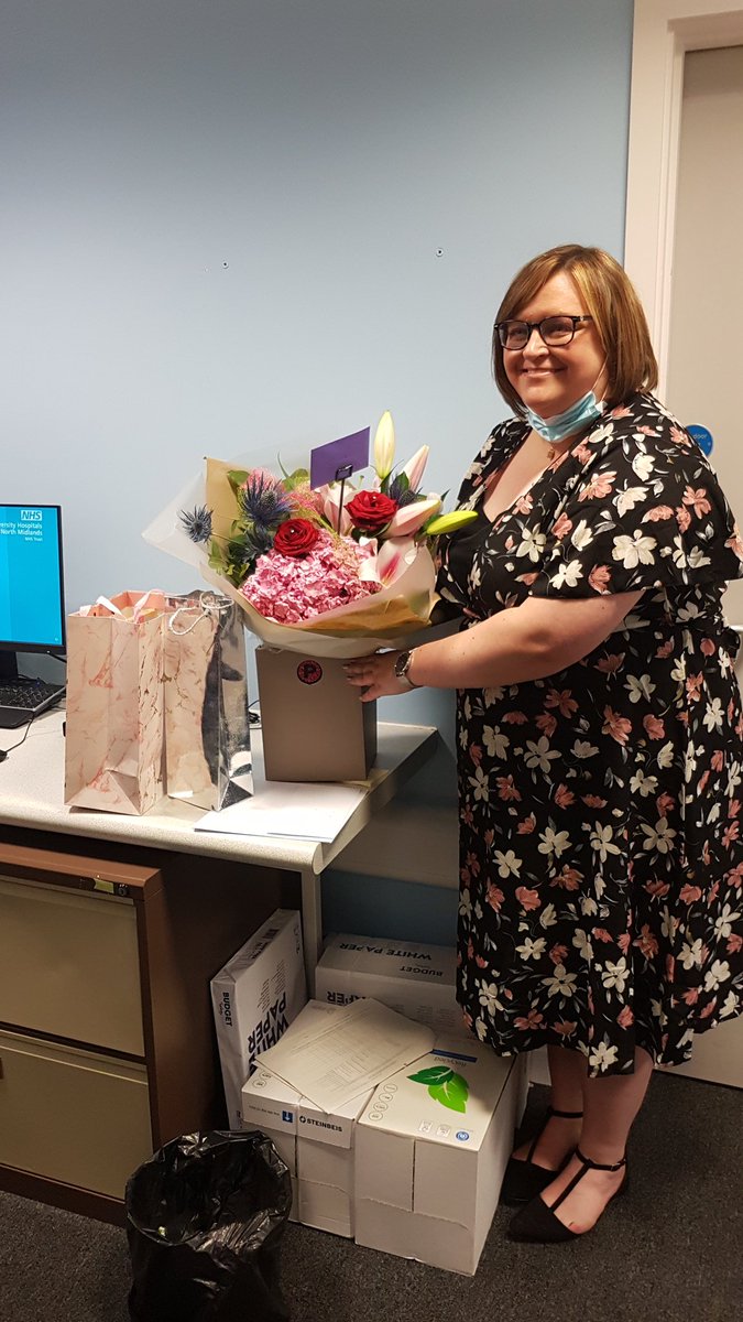 SusanTh89074607's tweet photo. Many thanks to Claire my PA for all that she has done in supporting me, the pharmacy clerical team and #pharmacygreenteam. Off to take up a JOSM role in general surgery #silverconnects. Wishing you every success. https://t.co/oPzOYJhQNh
