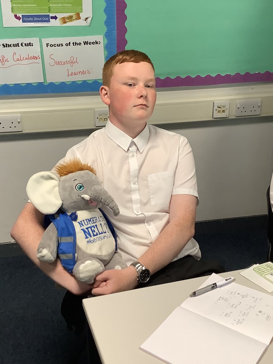 Seniors enjoying practicing their fractional indices with top trumps and our friendly neighbourhood numeracy mascot Nelly <a href="/Boness_maths/">Bo'ness Maths</a> <a href="/BA_Numeracy/">Boness Academy Numeracy</a>