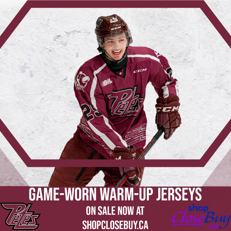 PetesOHLhockey's tweet photo. Fans, don't forget that Petes game-worn warm-up jerseys are up for auction on https://t.co/2akW84V1q4
Get your bids in before time runs out!β° Auctions close on June 30th at 3:00PM #GoPetesGo #PetesHaveFun