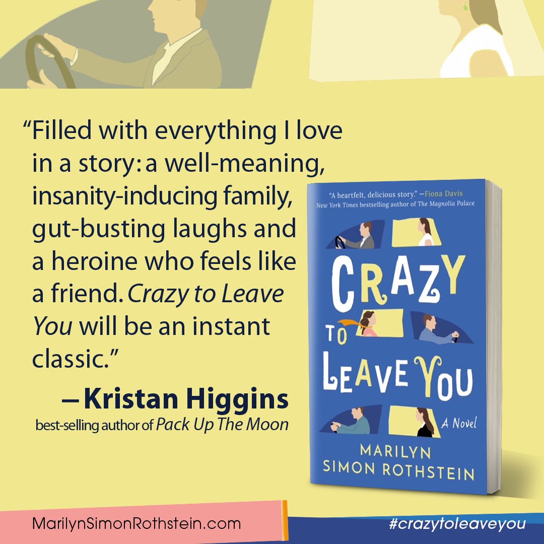 Thank you @Kristan_Higgins. Read Out of the Clear Blue Sky, the new book by Kristan soaring up the charts.