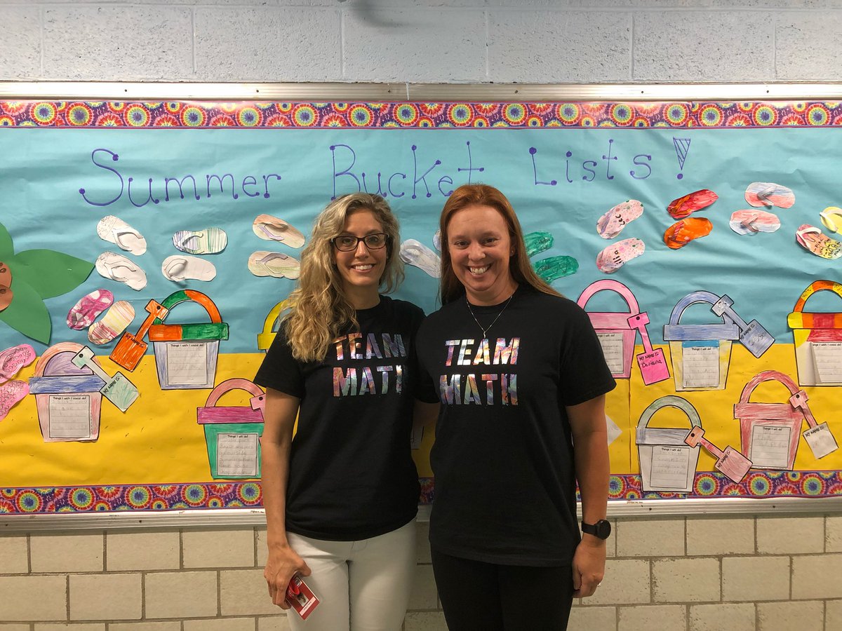 MathIrving's tweet image. Mrs. Trimarchi and Mrs. Urban are Team Math! So excited to work together next year! @Irving_School #WeAreIrving #TeamMath