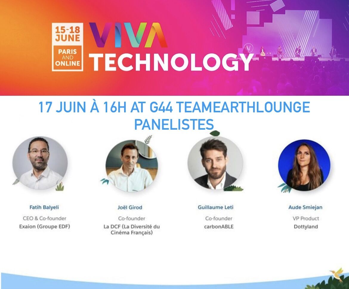 Our own parisian @aude_sw from Dottyland will be speaking at #vivatech22 TeamEarthLounge roundtable tomorrow about #web3 and #sustainability. 

Pretty mind-blowing to participate alongside these people! 💫

Ping us if you’re there, let’s meet 🙌

#impact2earn #womenintech