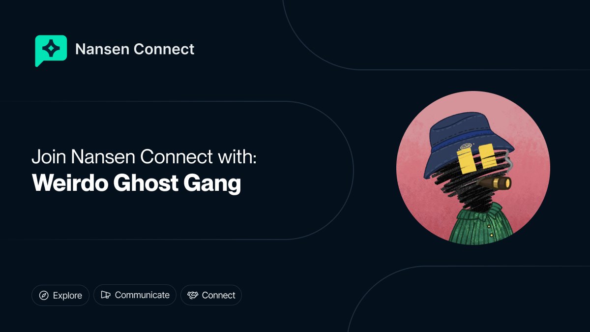 A nightmare, or a daydream? 

Come be spooky &amp; WAGMI in #NansenConnect!

Join the chat with your fellow <a href="/WeirdoGhostGang/">Weirdo Ghost Gang</a> collectors here: connect.nansen.ai