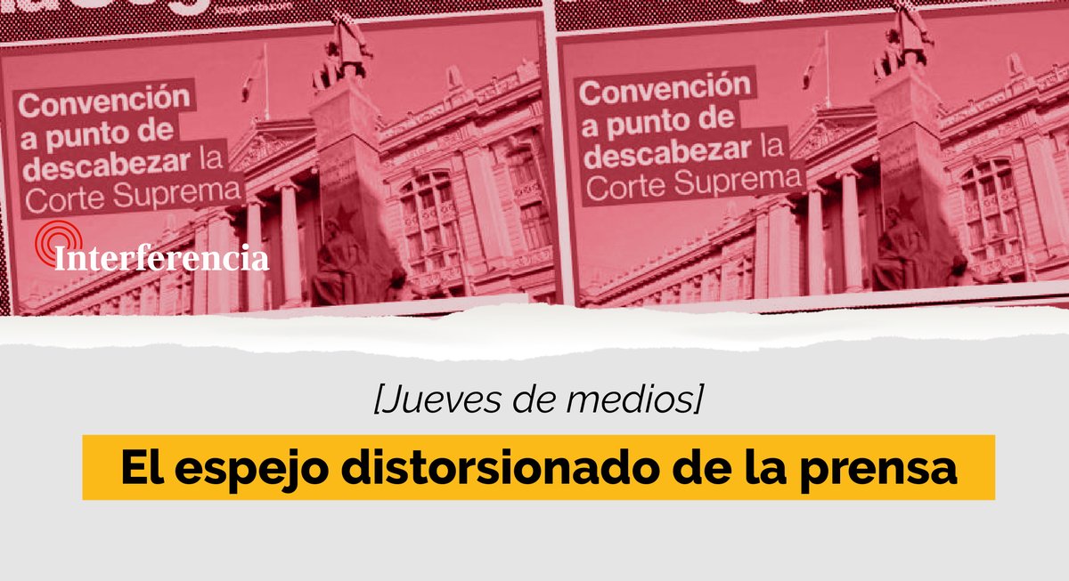 InterferenciaCL's tweet photo. [Jueves de @ojodelmedio] Informe anual Digital News Report indica que medios chilenos no se reponen aún del estallido social de 2019 tras el cual su credibilidad se derrumbó un total de 15 puntos, por ser percibidos como demasiado cercanos a las elites. https://t.co/TWUY1S243K https://t.co/FJPvnl03vs