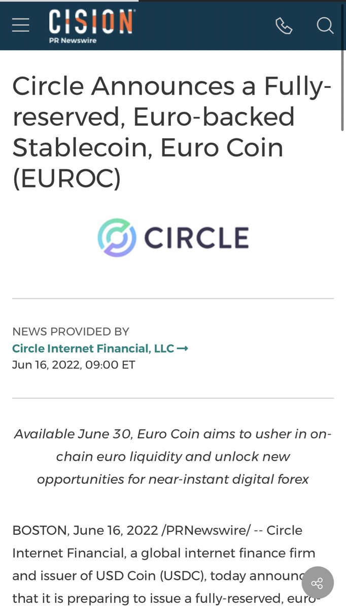 Great so now Americans will be the ones issuing our digital EUR. Shame to our EU leaders <a href="/Lagarde/">Christine Lagarde</a>. 

prnewswire.com/news-releases/…