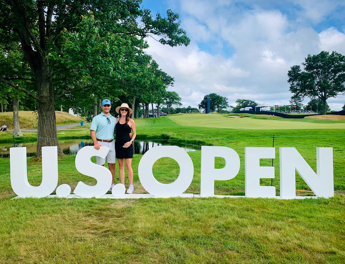Great day at <a href="/usopengolf/">U.S. Open</a> practice round yesterday with all the dads! I played this course in high school but didn’t realize then that I was living the dream 🙌🏻 #usopengolf #tcc