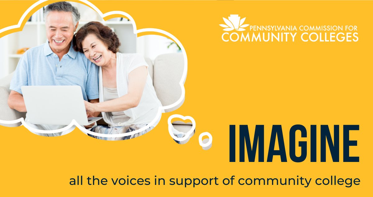 pacommunitycoll's tweet image. We need your help! Don’t just imagine @PennsylvaniaGov community colleges have the funding they need, help us make it a reality. Adding your voice takes less than a minute and could make all the difference. Take action now: bit.ly/PACommCollege. #PANeedsCommColl #FundCommColl