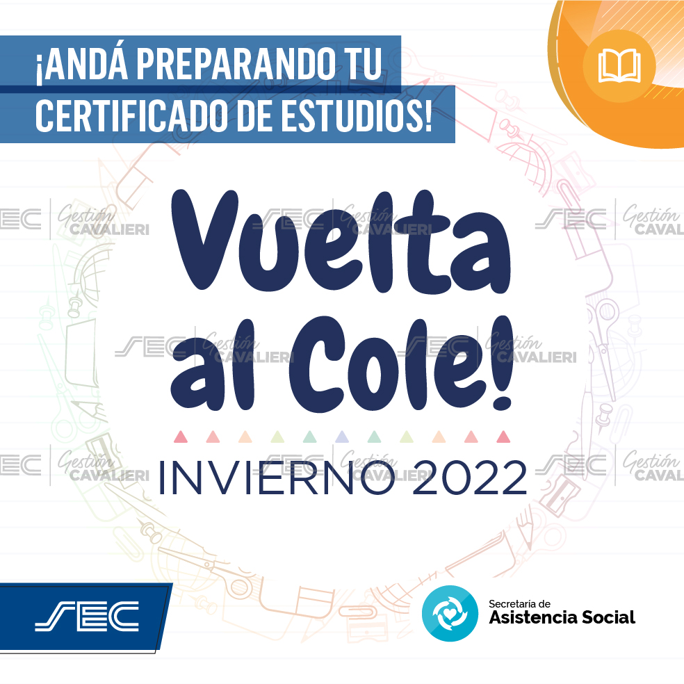 ¡PREPARATE! Una nueva edicion de Vuelta al Cole  está llegando... Y esta vez, ¡Más afiliados/as van a poder acceder al beneficio!

Te recomiendo ir pidiendo certificado de alumno regular con fecha Junio 2022 en adelante

+info sec.org.ar/novedades.php?…

<a href="/CarlosPerezSEC/">Carlos Pérez</a> 
#SoySEC