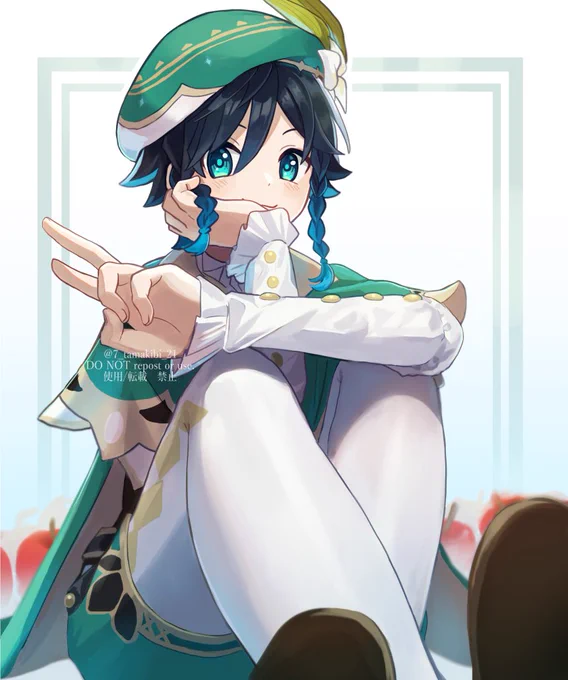 滑り込みウェンティHappy birthday🎉

#ウェンティ生誕祭2022 
#原神 #GenshinImpact 