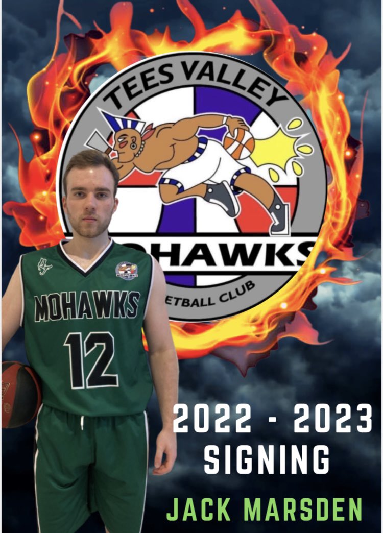 TVmohawks's tweet photo. Mohawks are pleased to announce the signing of Jack Marsden for the 22/23 season. Former div 1 player for Newcastle Knights signs for what will be an exciting season ahead. #proudtobeamohawk #teesvalley #teesside #bblfix #hoopsfix #basketballengland #tvmohawks https://t.co/6wFxkNgEZj