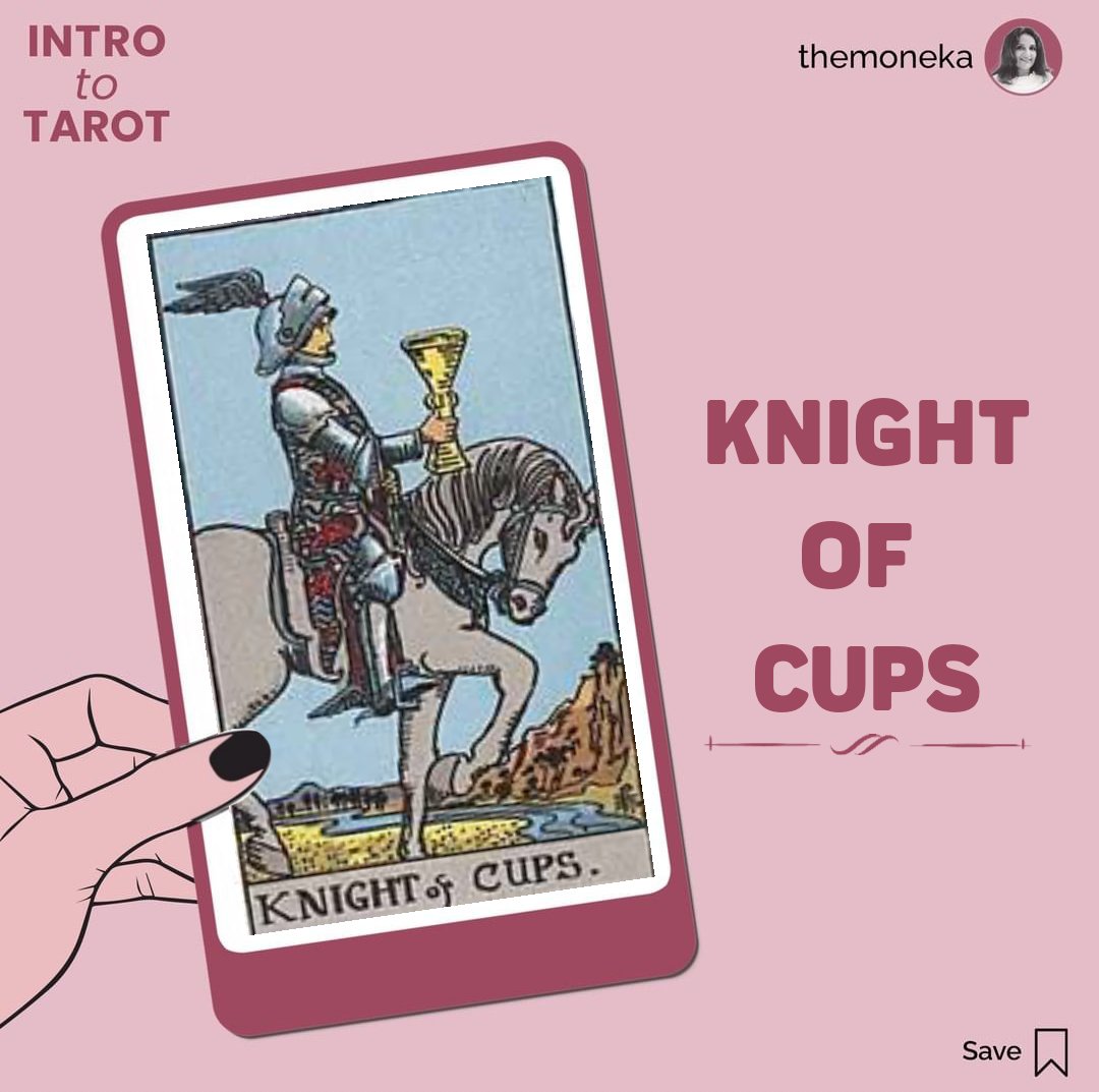 themoneka's tweet photo. Knight of cups show shows the man on the white horse holding a cup. This is cup which symbolises romanticism. It shows you are inspired positively to try new things. You work towards making your dream into your reality.
#themoneka #moneka #aceofcups #tarotreader #thursdayvibes https://t.co/Il8tLt9rA8