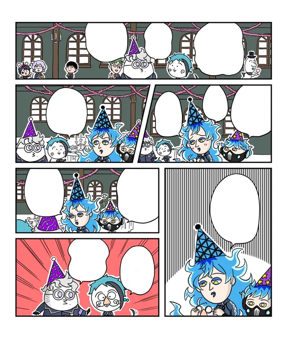 ゲストルームいごこち度3000到達→パーティーイベント発生
※コジパロ・再掲
#ツイステファンアート 