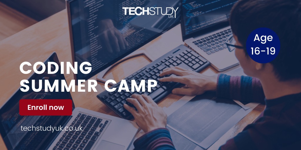 This summer invest in your future!

Choose your date and join our face-to-face summer camp and enjoy learning Python with us. 

Each course' quota is just 5 students. Hurry up to enroll!
techstudyuk.co.uk

#python #Python #summercamp #codingsummercamp #coding #uk