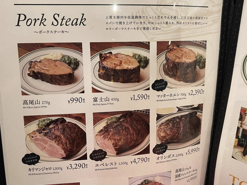 自由が丘のポークステーキ専門店マロリーのガッツリポークステーキが話題‼