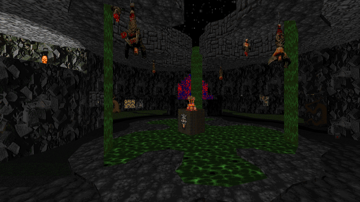 serious_mud's tweet photo. Small limit-removing level for one community project.
#gamedev #leveldesign #mapping #doom #doom2 #WIP #modding #doommodding https://t.co/dq2O0w9tuV