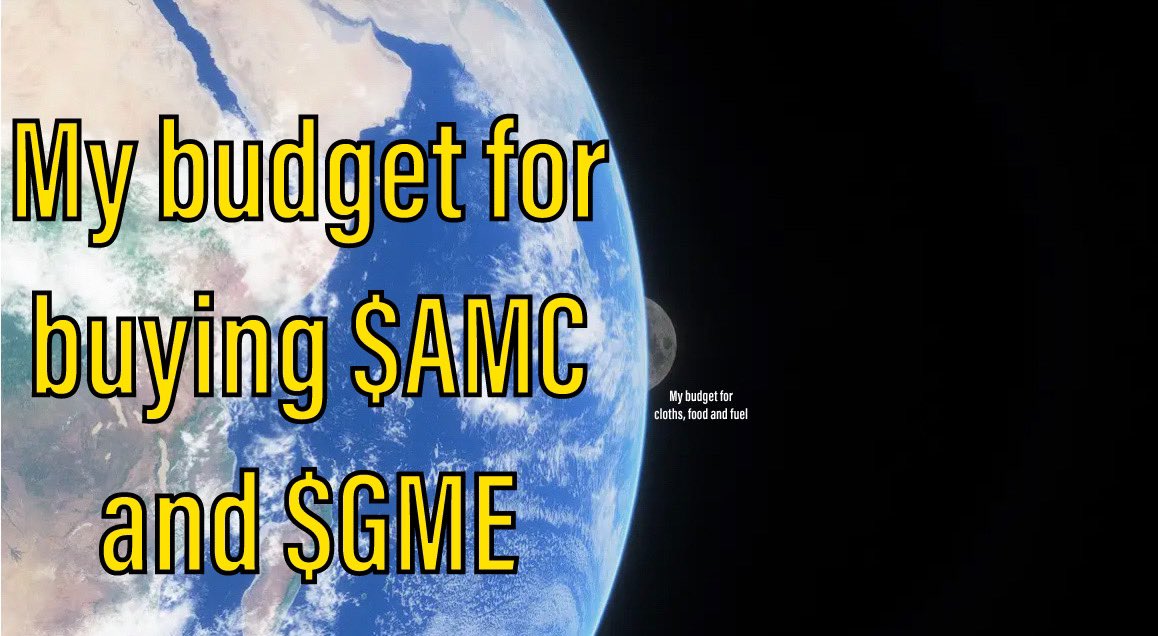 RonWeasley801's tweet photo. Boy have I learned how to save money through all this.
What do you do to save a little $?
$AMC #AMC $GME #GME #Diamondhands #AMCNotFatigued #GMESQUEEZE @StonksBatman @MarkItMakeIt7 @rocketastronaut @PeteG_5 @The1_ApeRadio @Hedge_ApeRadio @Apeman801 @Psych0BrbieBtch @FezApe_801 https://t.co/cRt3wrTbOy