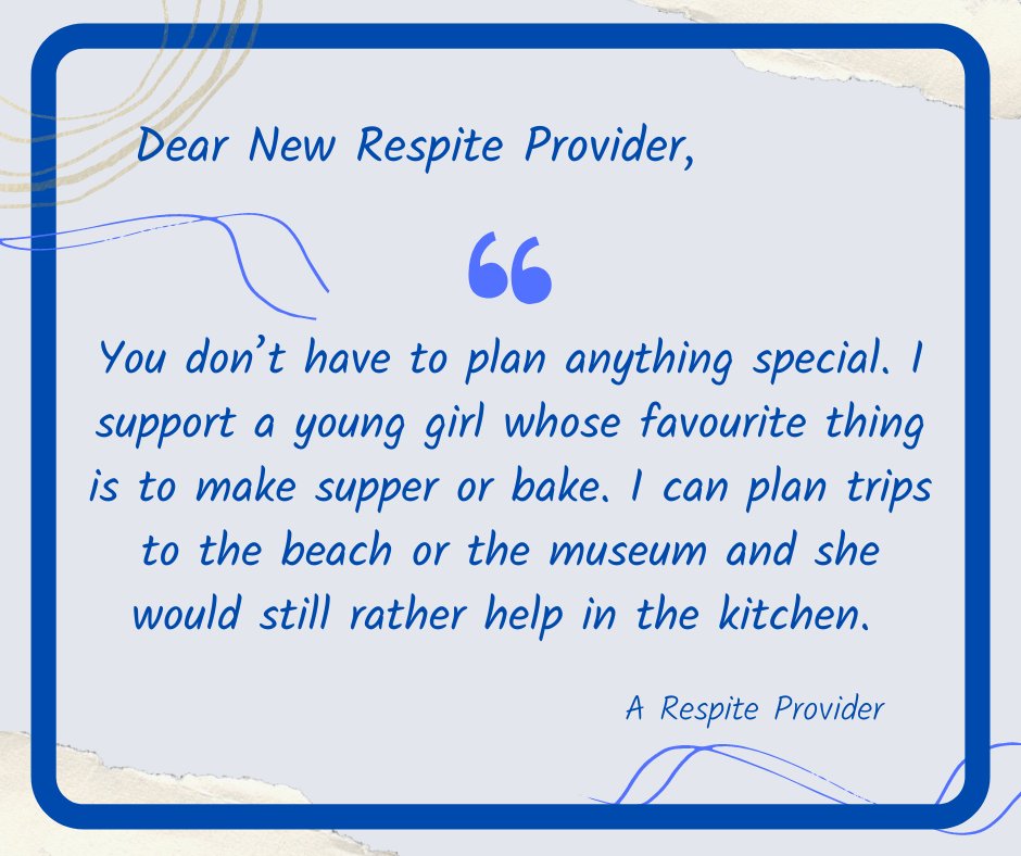 HuronRespite's tweet photo. We asked respite providers to share one piece of advice with someone who is just starting to provide caregiver support.  This is what they had to say . . . https://t.co/uhJRIlk1ZU