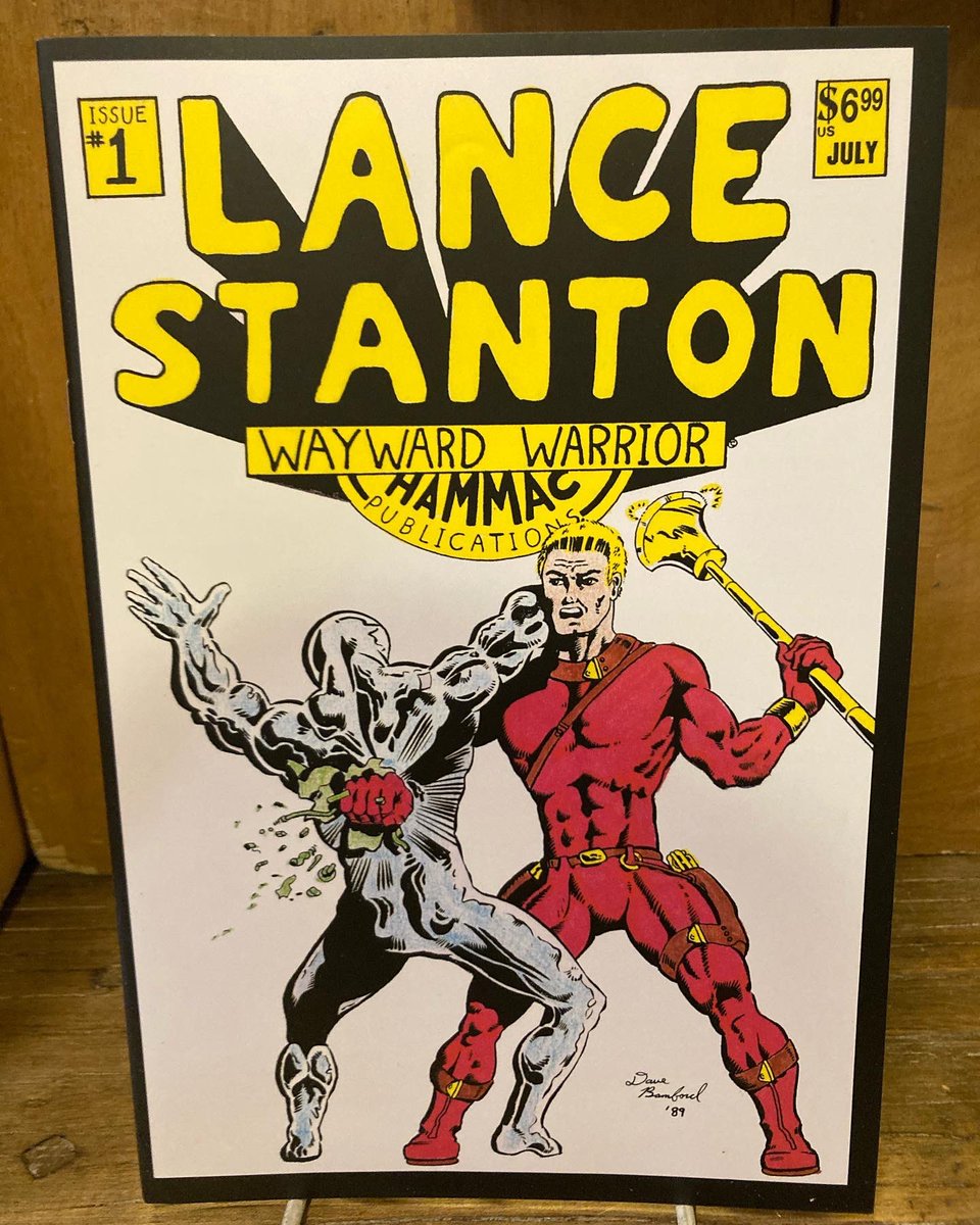 strangeadventrz's tweet photo. A legendarily lost conic from the 1980s black & white boom returns courtesy of #floatingworldcomics & #powercomics, including a finally-finished page 6 of the unfinished second issue! LANCE STANTON: WAYWARD WARRIOR by #jimmacnaughton & #davebamford is on sale now! #readmorecomics https://t.co/MSS5XM0cKl
