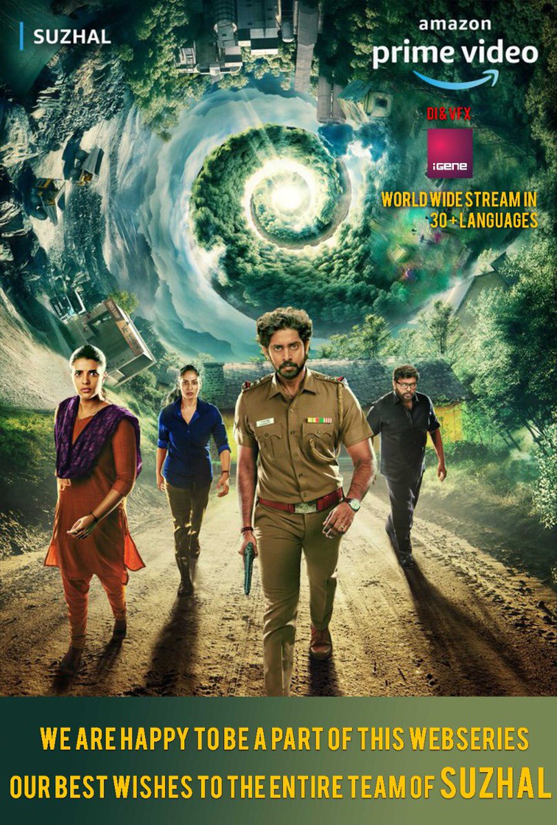 iGeneDIandVFX's tweet photo. Suzhal On Prime New Series Streaming On 17 June #SuzhalTheVortex #SuzhalOnPrime @PushkarGayatri @wallwatcherfilm @SamCSmusic @rparthiepan @ARichardkevin @PrimeVideoIN https://t.co/KixhL2IrFq