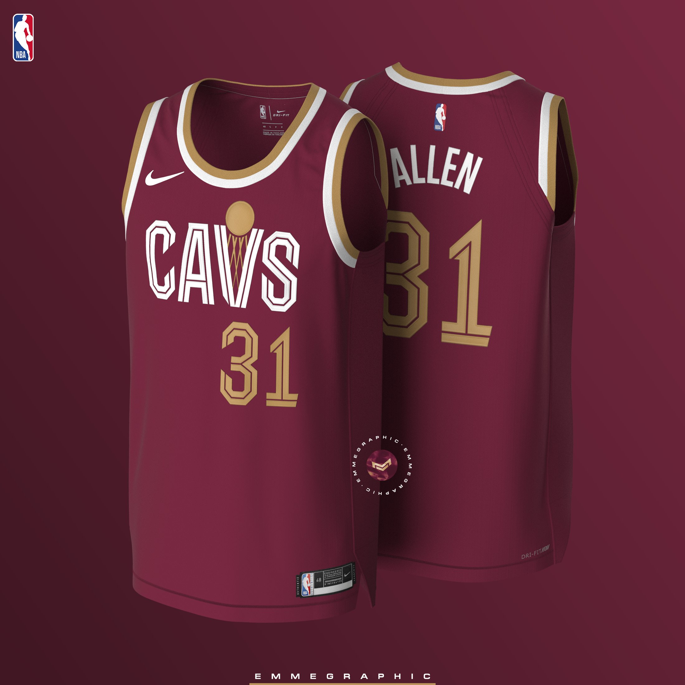 Cavs 22-23 Jerseys