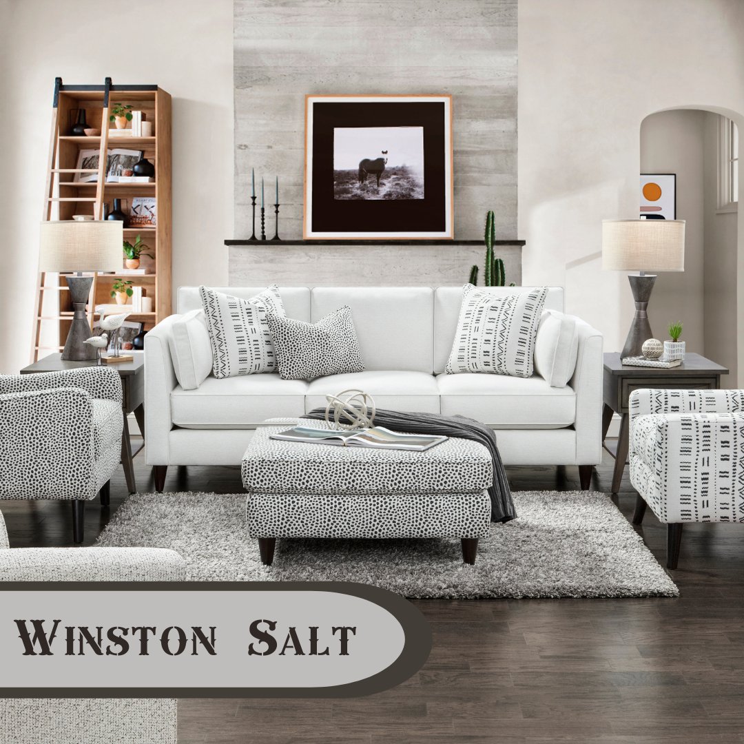 Our Winston Salt collection has a hint of western vibes with the tribal print accents.
